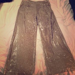 Gold Sequin Pants